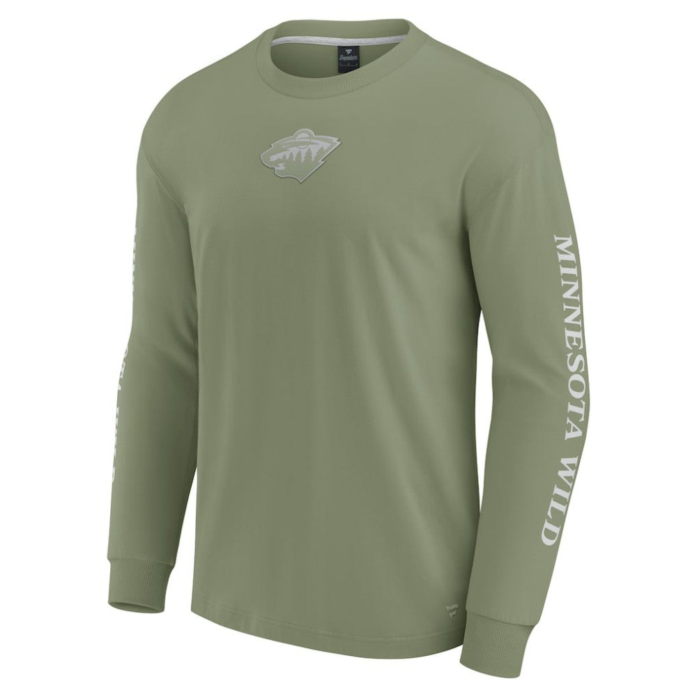 Minnesota Wild Fanatics Elements Strive Long Sleeve T-Shirt
