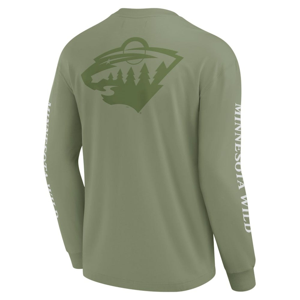 Minnesota Wild Fanatics Elements Strive Long Sleeve T-Shirt