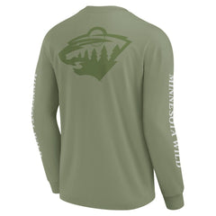 Minnesota Wild Fanatics Elements Strive Long Sleeve T-Shirt