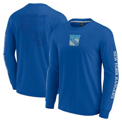 New York Rangers Fanatics Elements Strive Long Sleeve T-Shirt