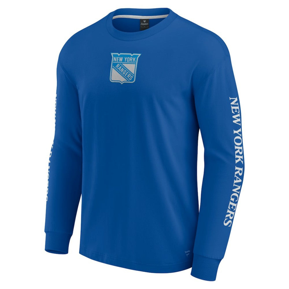 New York Rangers Fanatics Elements Strive Long Sleeve T-Shirt