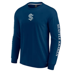 Seattle Kraken Fanatics Elements Strive Long Sleeve T-Shirt