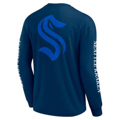 Seattle Kraken Fanatics Elements Strive Long Sleeve T-Shirt