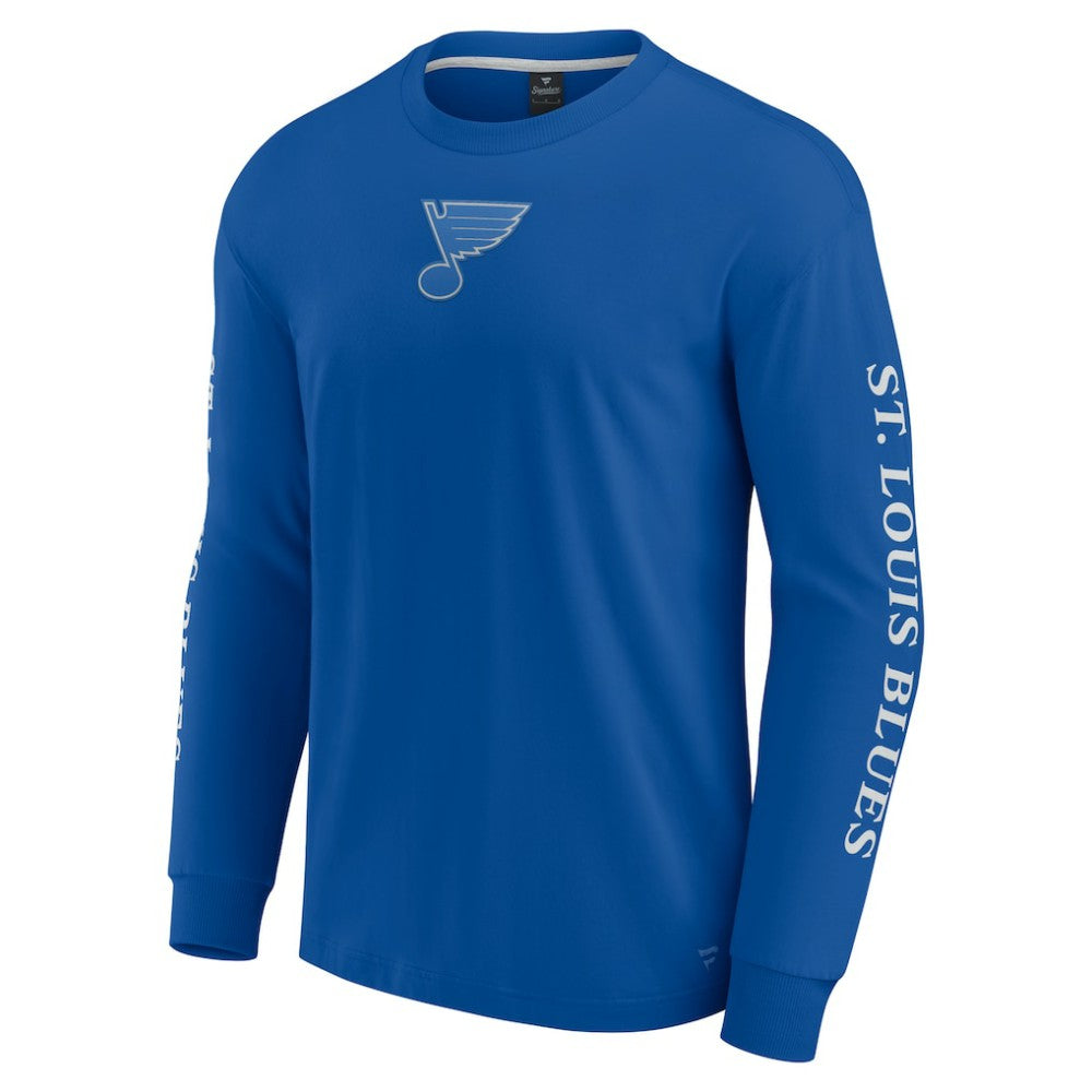 St. Louis Blues Fanatics Elements Strive Long Sleeve T-Shirt