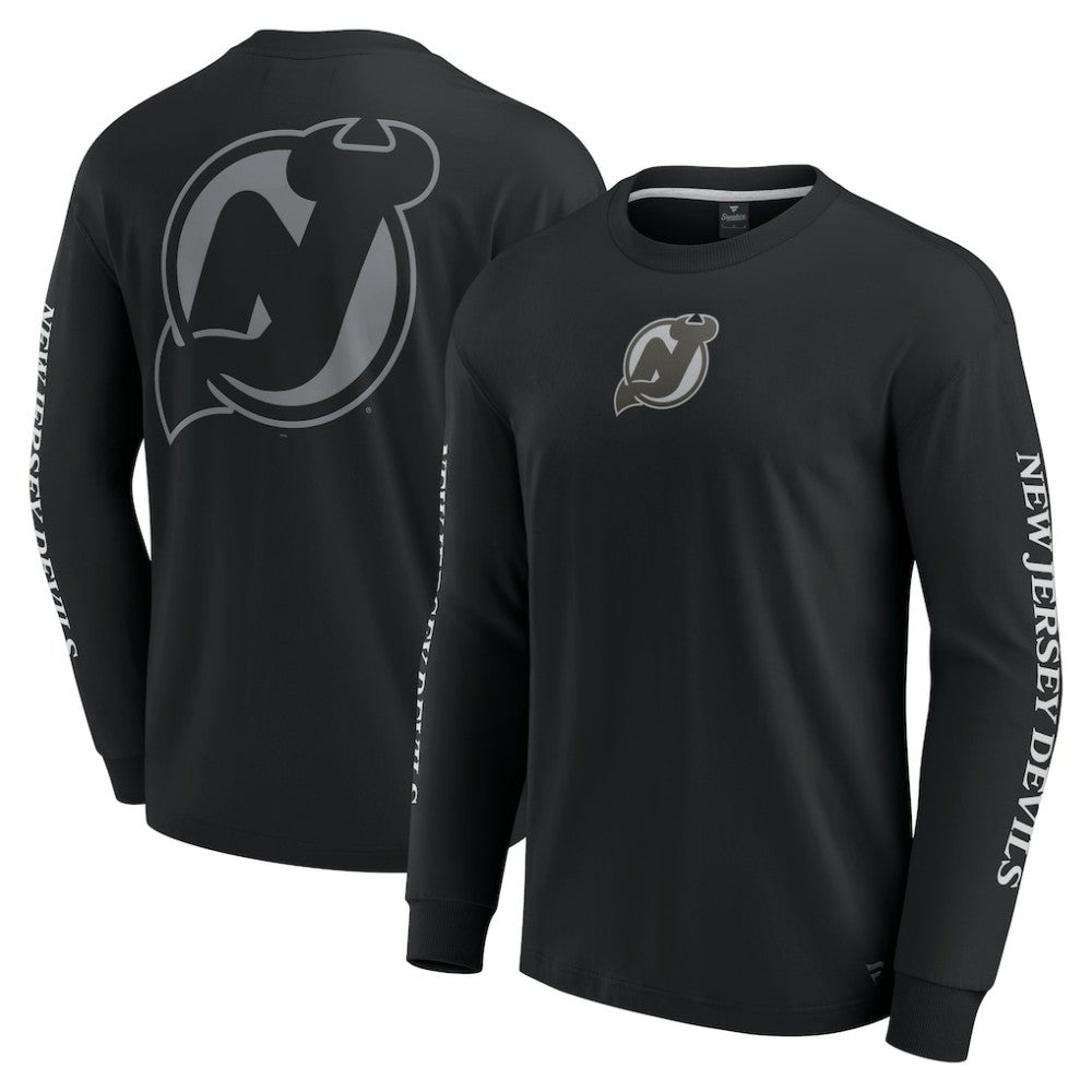 New Jersey Devils Fanatics Elements Strive Long Sleeve T-Shirt