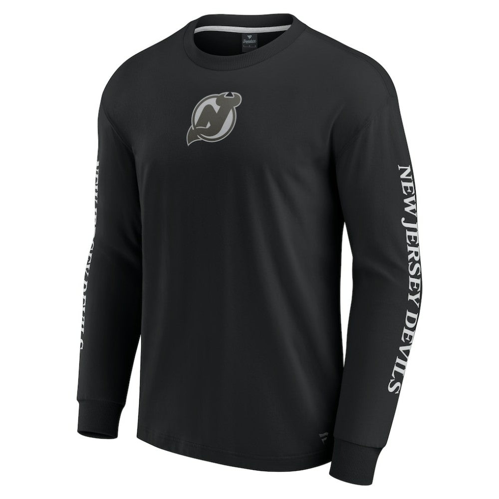 New Jersey Devils Fanatics Elements Strive Long Sleeve T-Shirt