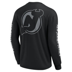 New Jersey Devils Fanatics Elements Strive Long Sleeve T-Shirt