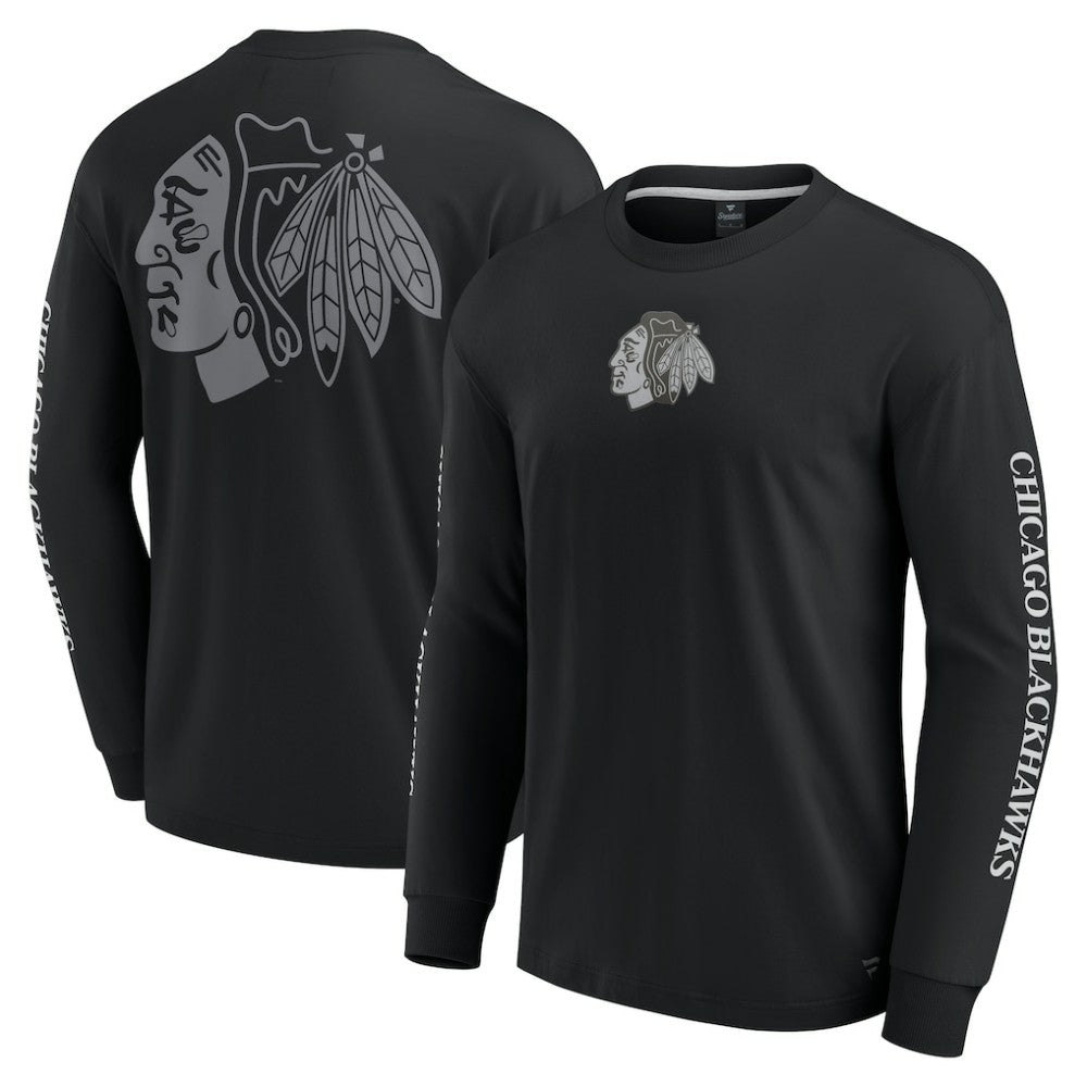 Chicago Blackhawks Fanatics Elements Strive Long Sleeve T-Shirt