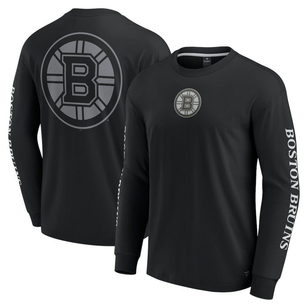 Boston Bruins Fanatics Elements Strive Long Sleeve T-Shirt