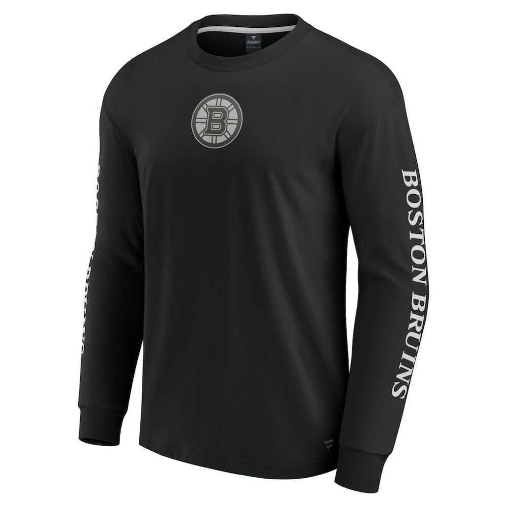 Boston Bruins Fanatics Elements Strive Long Sleeve T-Shirt