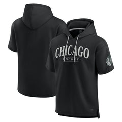 Chicago Blackhawks Fanatics Elements Ready Short Sleeve Pullover Hoodie