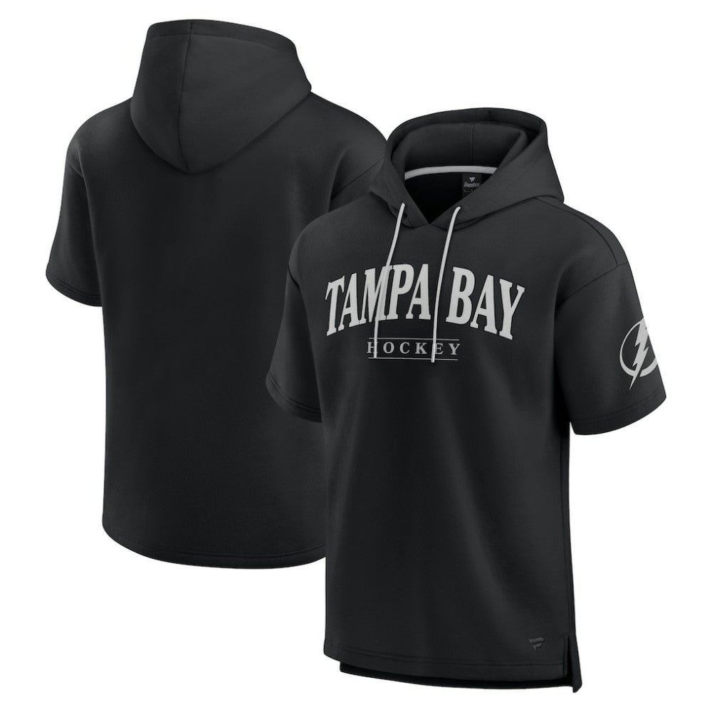 Tampa Bay Lightning Fanatics Elements Ready Short Sleeve Pullover Hoodie