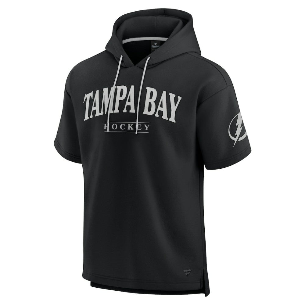Tampa Bay Lightning Fanatics Elements Ready Short Sleeve Pullover Hoodie