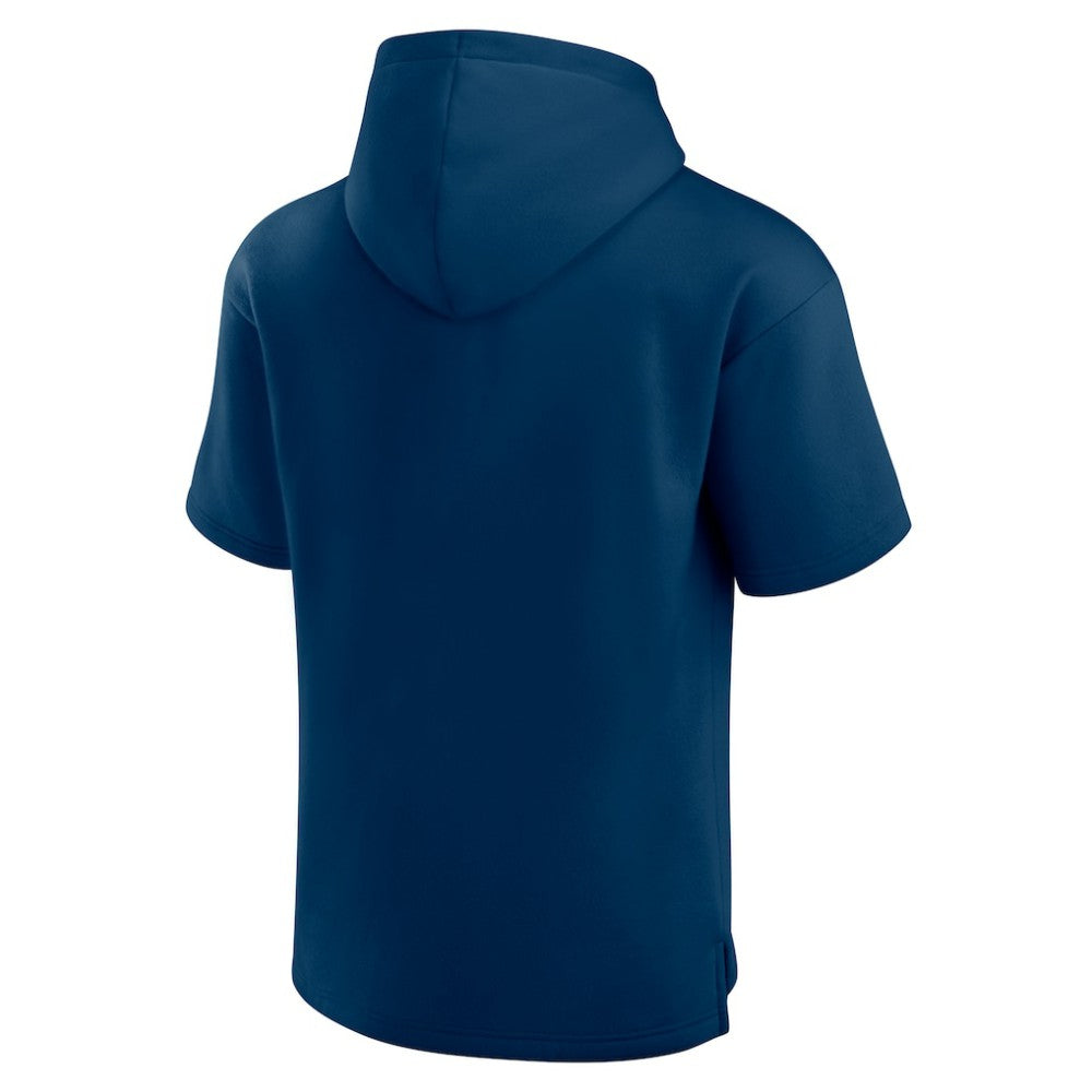 Seattle Kraken Fanatics Elements Ready Short Sleeve Pullover Hoodie