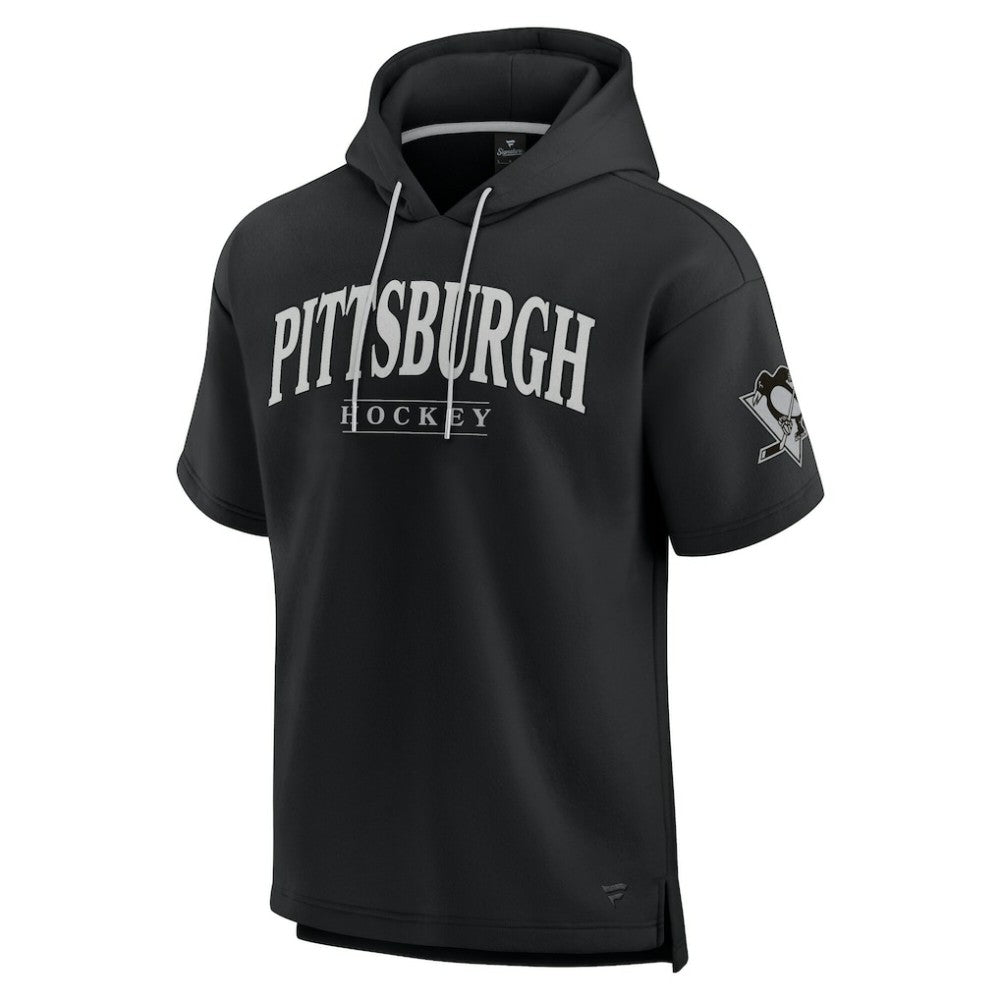 Pittsburgh Penguins Fanatics Elements Ready Short Sleeve Pullover Hoodie