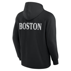 Boston Bruins Fanatics Elements Blaze Tri-Blend Long Sleeve Hoodie T-Shirt