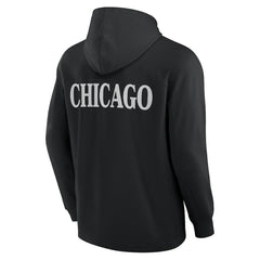 Chicago Blackhawks Fanatics Elements Blaze Tri-Blend Long Sleeve Hoodie T-Shirt