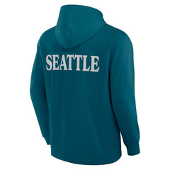 Seattle Kraken Fanatics Elements Blaze Tri-Blend Long Sleeve Hoodie T-Shirt