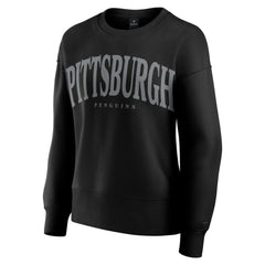 Pittsburgh Penguins Fanatics Women's Elements Flow Pullover Sweatshirt