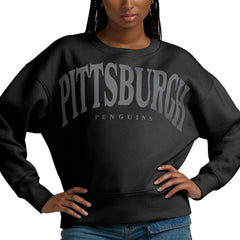 Pittsburgh Penguins Fanatics Women's Elements Flow Pullover Sweatshirt
