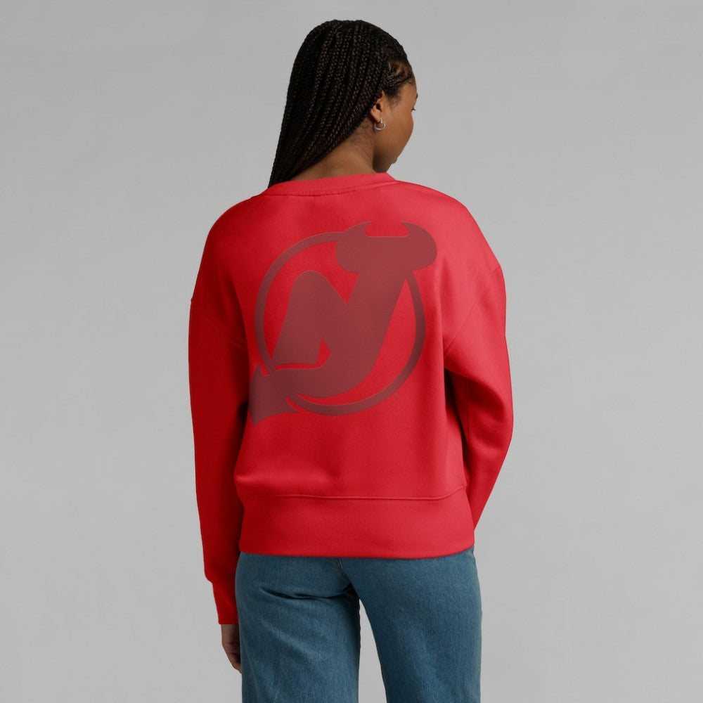New Jersey Devils Fanatics Women's Elements Flow Pullover Sweatshirt