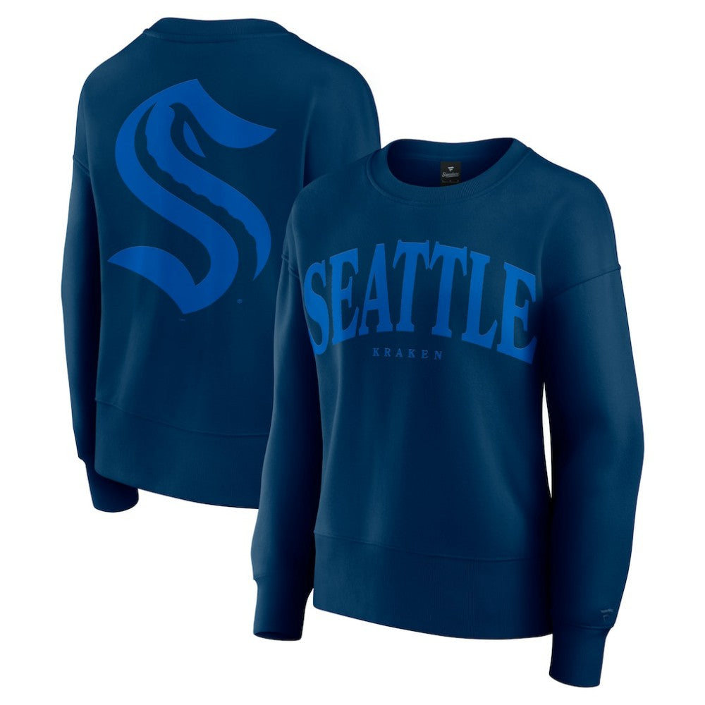 Seattle Kraken Fanatics Women's Elements Flow Pullover Sweatshirt