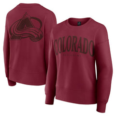Colorado Avalanche Fanatics Women's Elements Flow Pullover Sweatshirt