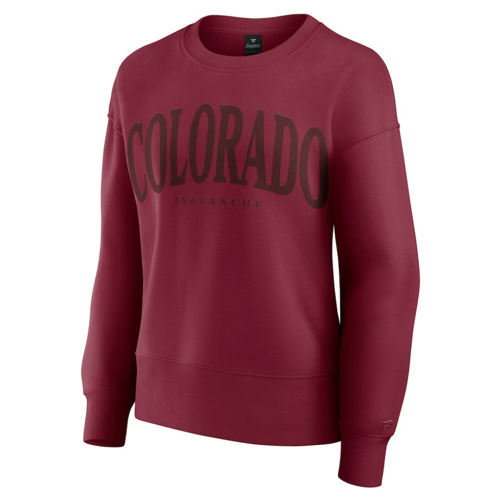 Colorado Avalanche Fanatics Women's Elements Flow Pullover Sweatshirt