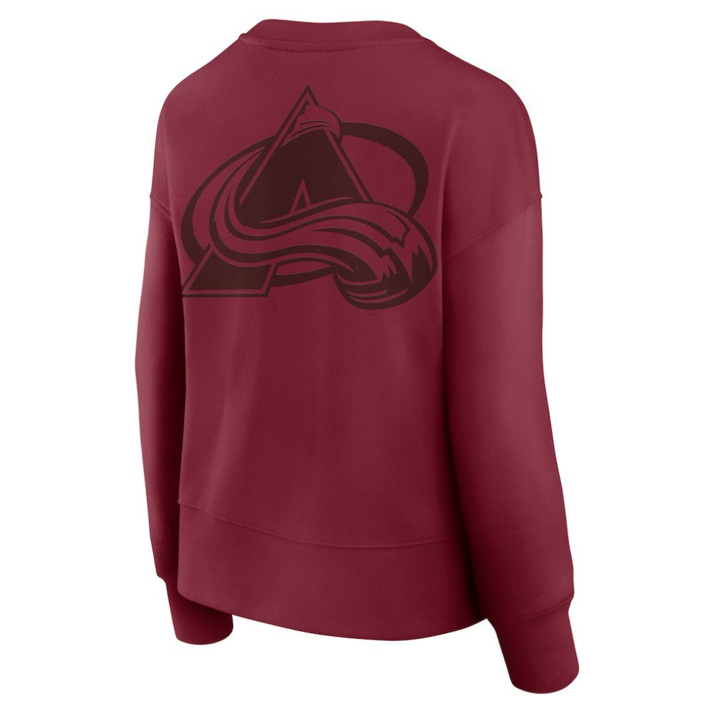 Colorado Avalanche Fanatics Women's Elements Flow Pullover Sweatshirt