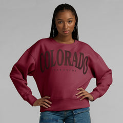 Colorado Avalanche Fanatics Women's Elements Flow Pullover Sweatshirt