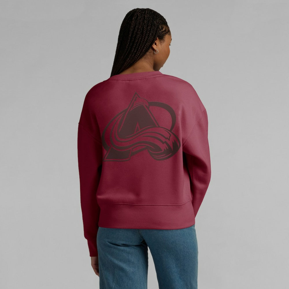 Colorado Avalanche Fanatics Women's Elements Flow Pullover Sweatshirt