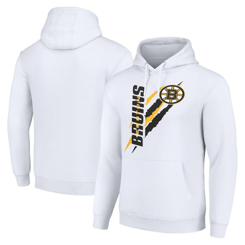 Boston Bruins Starter Color Scratch Fleece Pullover Hoodie
