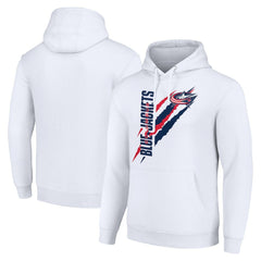 Columbus Blue Jackets Starter Color Scratch Fleece Pullover Hoodie