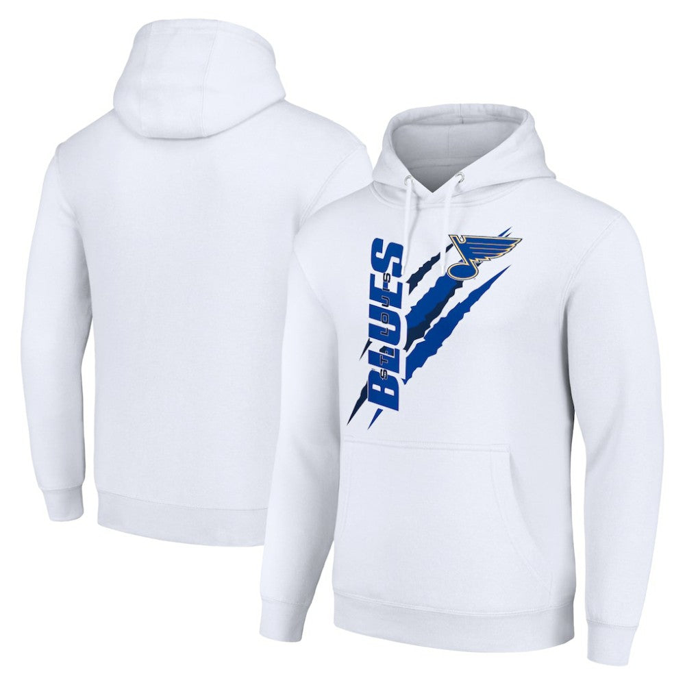 St. Louis Blues Starter Color Scratch Fleece Pullover Hoodie