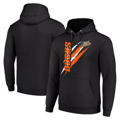 Anaheim Ducks Starter Color Scratch Fleece Pullover Hoodie