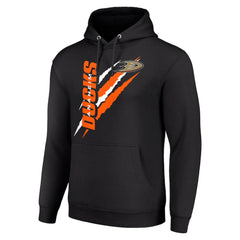 Anaheim Ducks Starter Color Scratch Fleece Pullover Hoodie