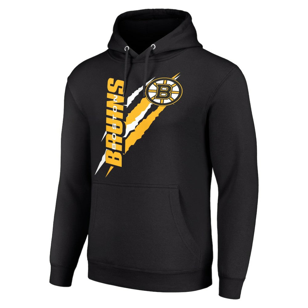 Boston Bruins Starter Color Scratch Fleece Pullover Hoodie