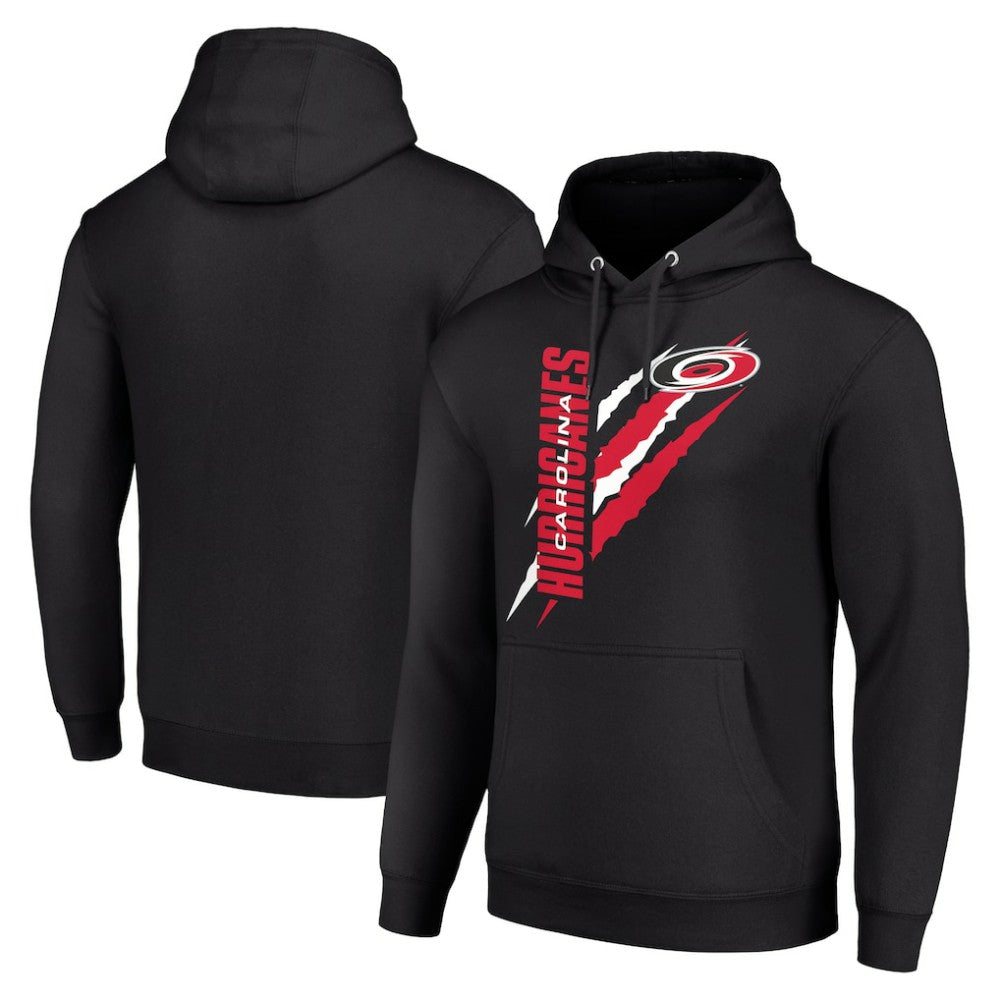 Carolina Hurricanes Starter Color Scratch Fleece Pullover Hoodie