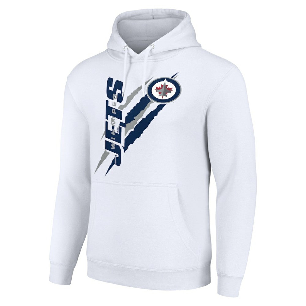 Winnipeg Jets Starter Color Scratch Fleece Pullover Hoodie