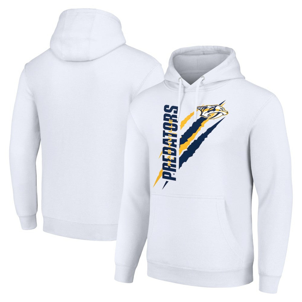 Nashville Predators Starter Color Scratch Fleece Pullover Hoodie