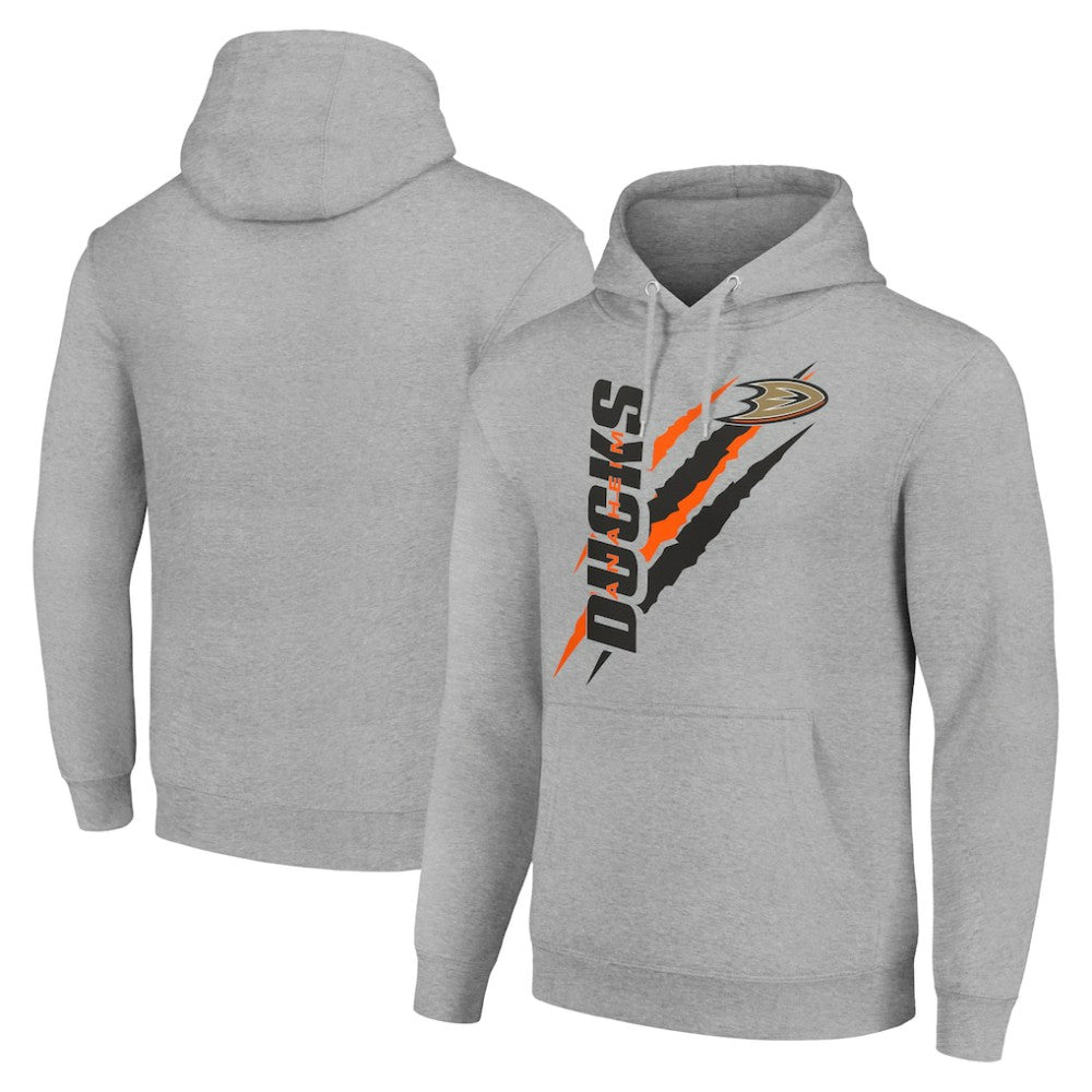 Anaheim Ducks Starter Color Scratch Fleece Pullover Hoodie
