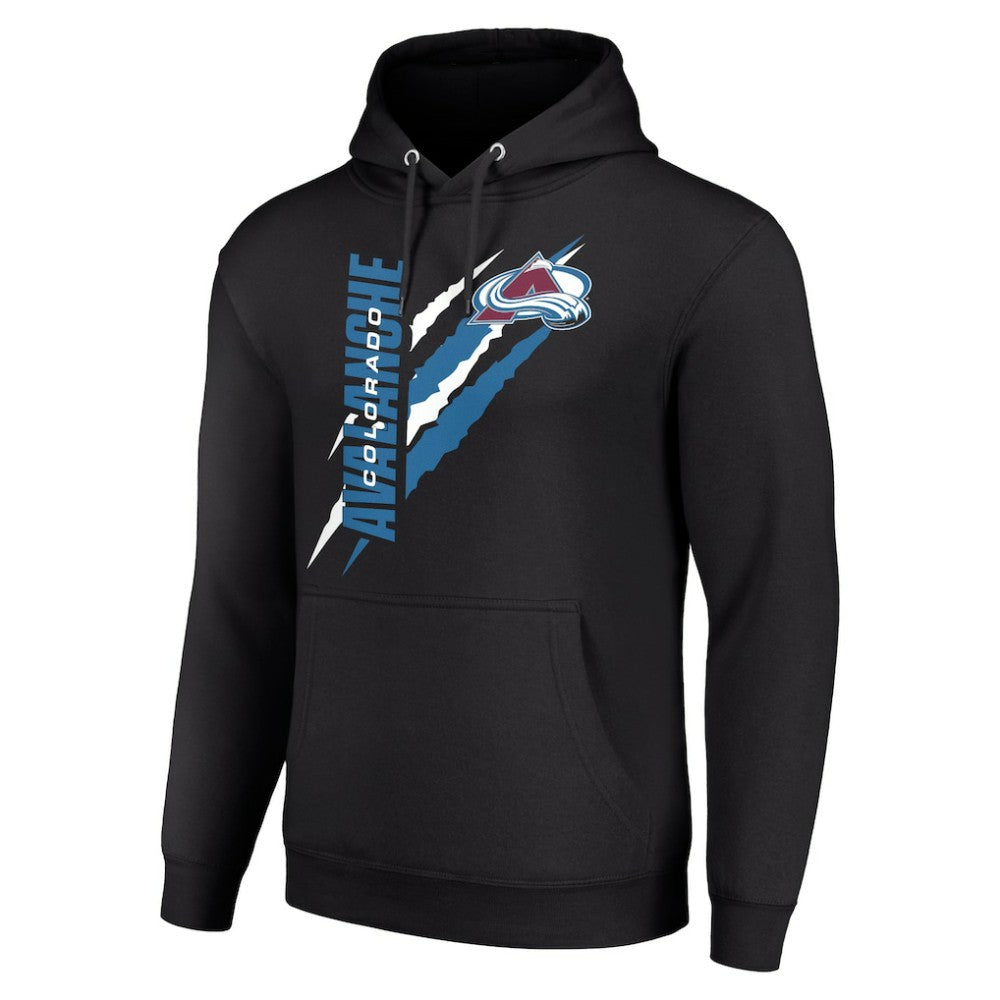 Colorado Avalanche Starter Color Scratch Fleece Pullover Hoodie