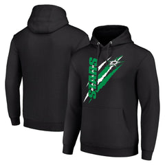 Dallas Stars Starter Color Scratch Fleece Pullover Hoodie