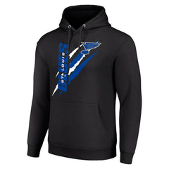 St. Louis Blues Starter Color Scratch Fleece Pullover Hoodie
