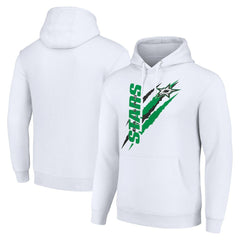Dallas Stars Starter Color Scratch Fleece Pullover Hoodie