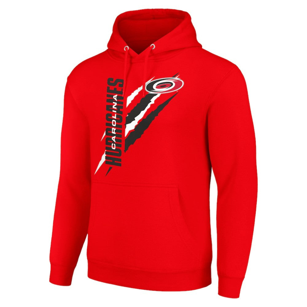 Carolina Hurricanes Starter Color Scratch Fleece Pullover Hoodie