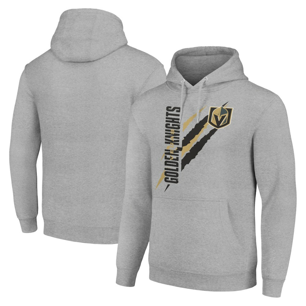 Vegas Golden Knights Starter Color Scratch Fleece Pullover Hoodie