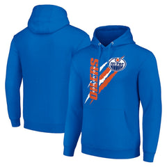 Edmonton Oilers Starter Color Scratch Fleece Pullover Hoodie
