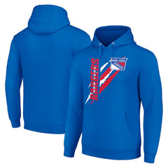 New York Rangers Starter Color Scratch Fleece Pullover Hoodie