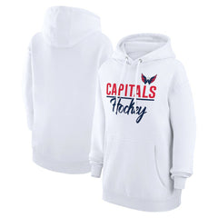 Washington Capitals G-III 4Her by Carl Banks Women's Team Fleece Pullover Hoodie